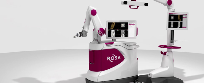 ROSA ®, une technologie innovante pour assister les médecins